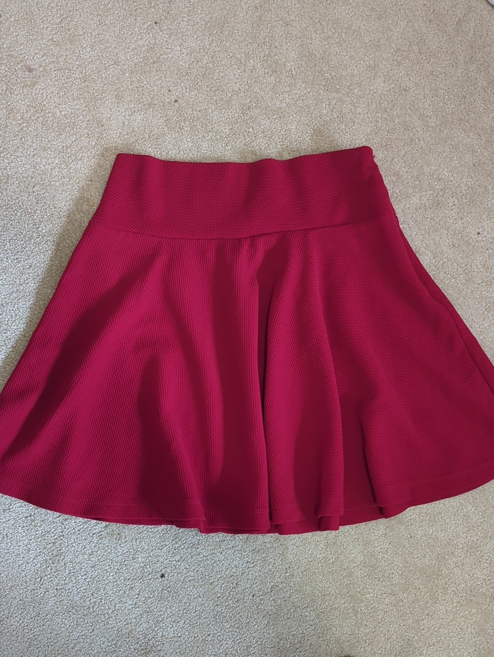 Forever 21 Berry Pink Skater Circle Skirt